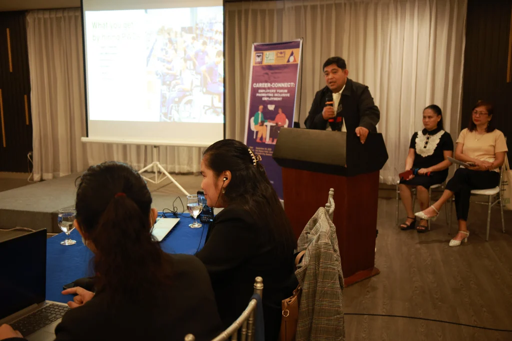 PCES and RBI conduct website orientation and in-house job interview session for persons with visual impairments in Quezon City (Sept 26–27, 2025).