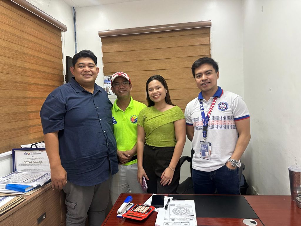 Mr. Leo Herrera, Ms. Ana Grace Cabradilla, Chief Glen Magalzo, and Mr. Joseph Delgado